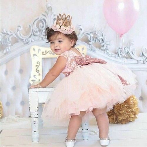 Vestidos De Fiesta Ropa De Niña y Para Bodas Bautizos Niñas Elegantes  Graduación | eBay