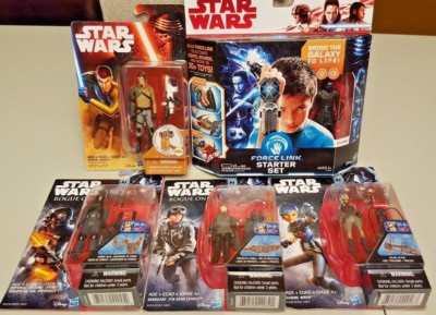 Disney Star Wars Force Link Starter Kit and 4 Action Figure