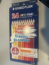 STAEDTLER colored pencil 24 pk Made in Germany Noris Club