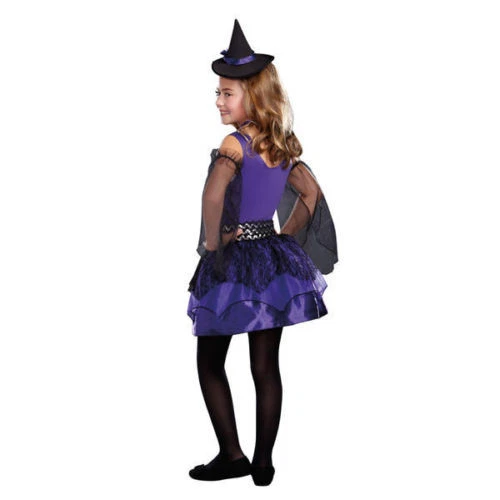 NUEVO Disfraz de Bellezas Hechizantes Totally Ghoul Bolso 3 en 1 Talla S 4 - 6 Bruja Púrpura Foto 3 de 4