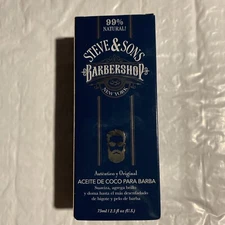 Steve & Sons Barbershop Beard Oil Coconut 2.5 oz.