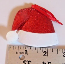 PolarX Santa Red Hat Christmas Ornament. New. Sku # J 1
