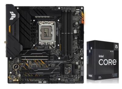 ASUS TUF Gaming B660M-PLUS WIFI Intel LGA 1700  Motherboard Intel Core i5 12490F