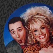 PEE WEE Herman DOLLY Parton Turntable SLIP MAT Record Vinyl - Thick 21oz Felt