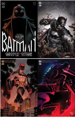 BATMAN GARGOYLE OF GOTHAM #1 (JIM LEE,23,2023) LOT OF 4 COVERS NM