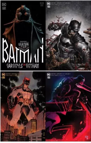 BATMAN GARGOYLE OF GOTHAM #1 (JIM LEE,23,2023) LOT OF 4 COVERS NM