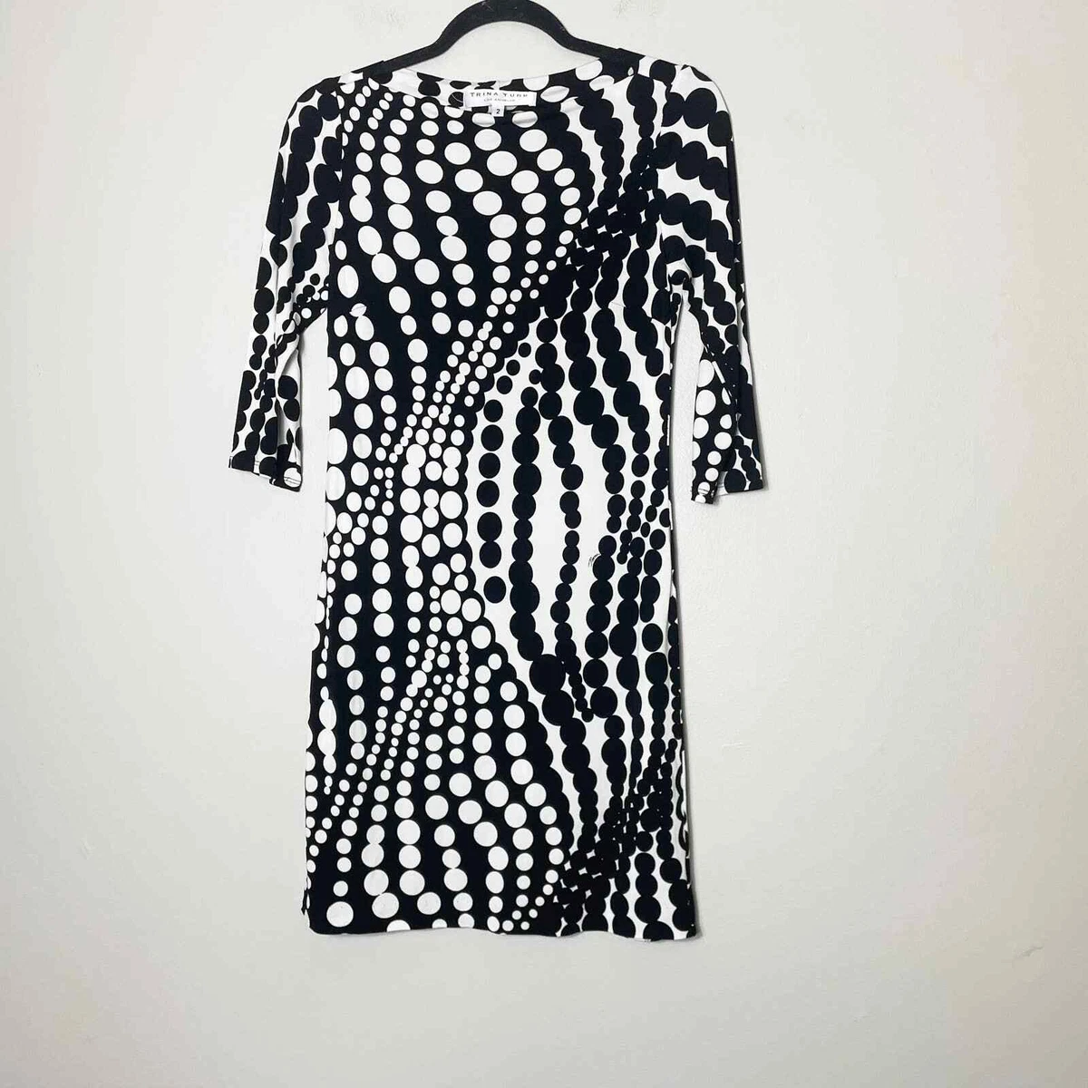 Trina Turk Black Polka Dot Dress | eBay