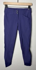 Tredstep Ireland Equestrian Riding Breeches Pants Womens 24 Blue Ribbon Purple