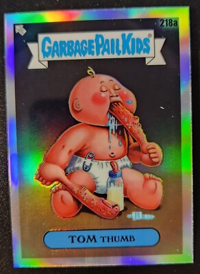 218A TOM THUMB 2023 GPK Garbage Pail Kids Chrome Series 6 REFRACTOR