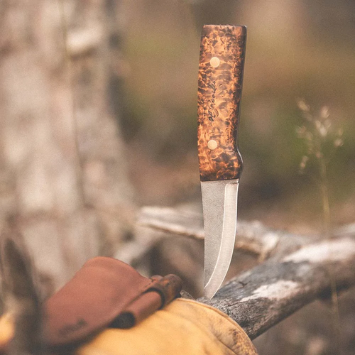 Roselli Hunter Full Tang R100FD Dark Stained Handle with FireSteel - Picture 2 of 3