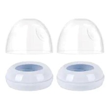 2-Pack Baby Bottle Rings and Caps for Philips Avent Natural Bottles, Baby Bottle