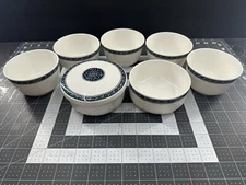 Vintage Hankook Super Strong Bone Porcelain China 8-Set Includes 1 Cover