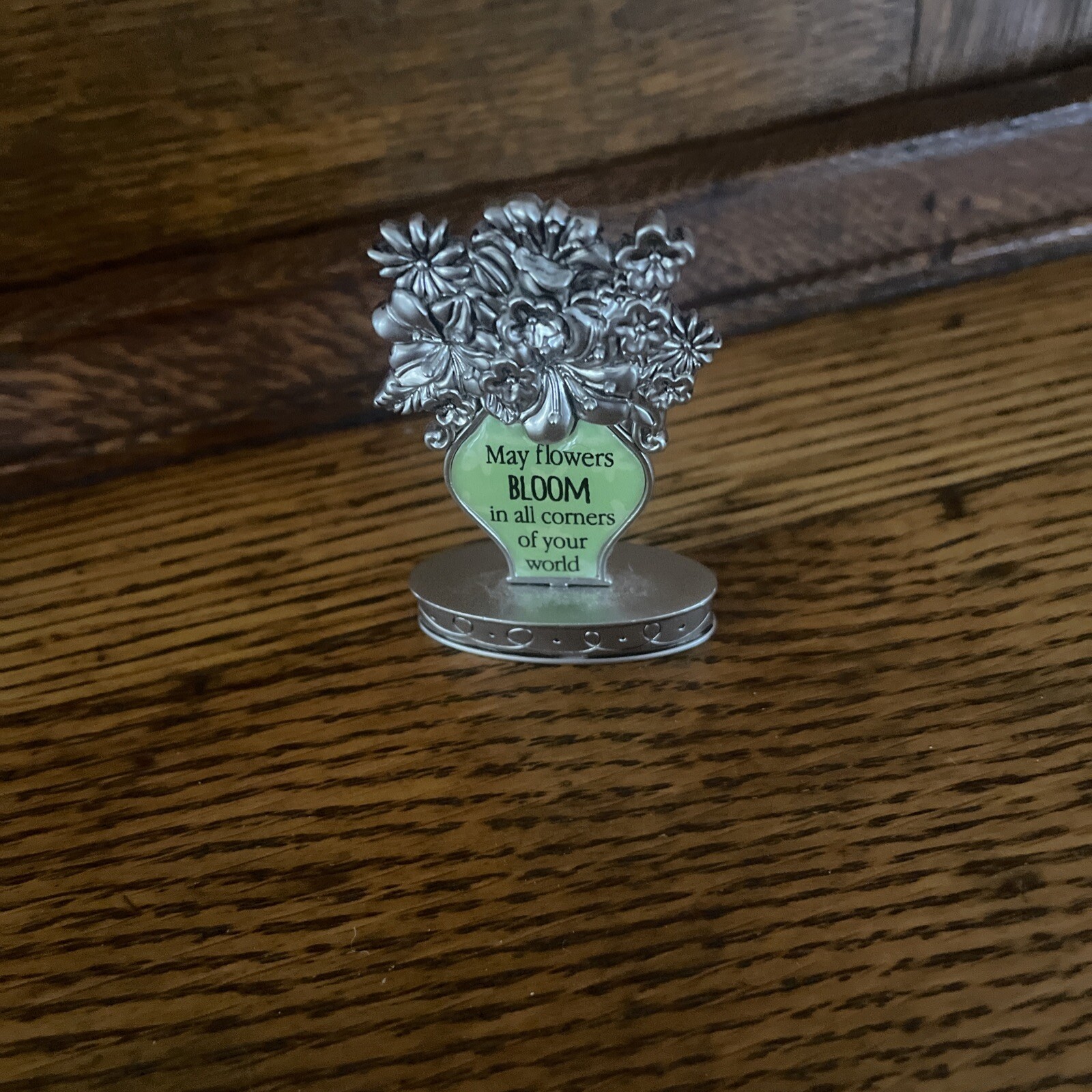 D2 Love blooms in a mother's heart MINI MESSAGE Flower vase figurine Ganz