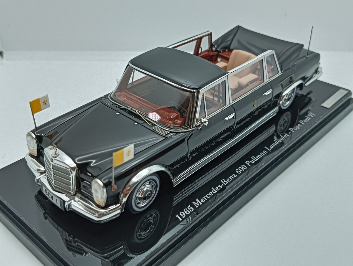 TSM MODEL 1/43 MERCEDES BENZ 600 PULLMAN LANDAULET POPE PAUL TSM MODEL 1/43 MERCEDES BENZ 600 PULLMAN LANDAULET POPE PAUL