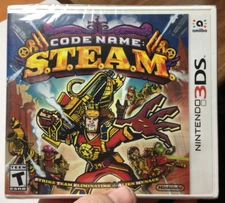 Code Name STEAM Nintendo (3DS,2015,CIB) - Resealed! Complete!