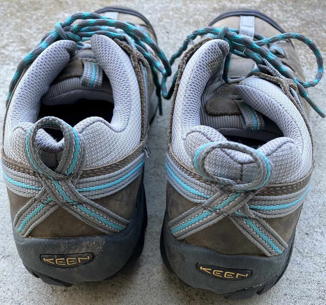 Scarpe da trekking impermeabili KEEN Dry Targhee II 1004089 da donna taglia 9 5 marrone verde acqua