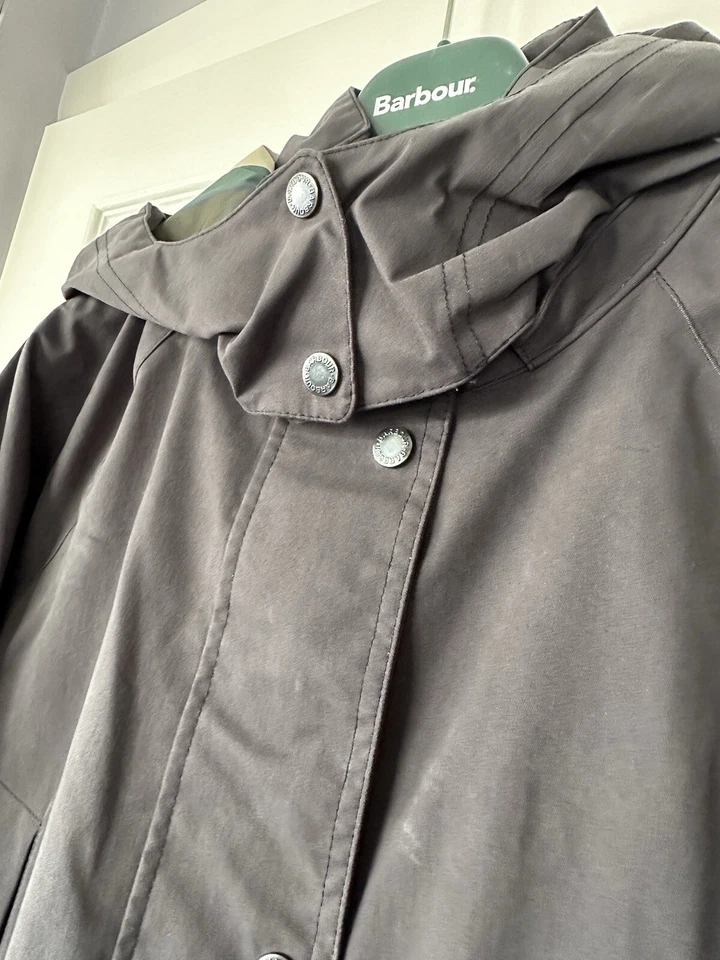 Barbour Dark Navy Clary Waterproof Jacket Uk10 - Image 3 of 4