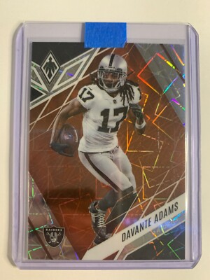 2022 Panini Phoenix Davante Adams #D/75 Orange Velocity SP Las Vegas Raiders #44