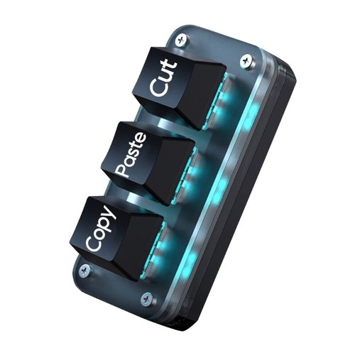 3 Keys Mini Keypad Programming Macro Keyboard Type-C Game Mechanical Keypad - Afbeelding 5 van 10