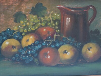 Giovannetti Still Life 鉛筆画 約30x40cm Vintage Pencil Drawing Still Life Geometric Jug Can Ball