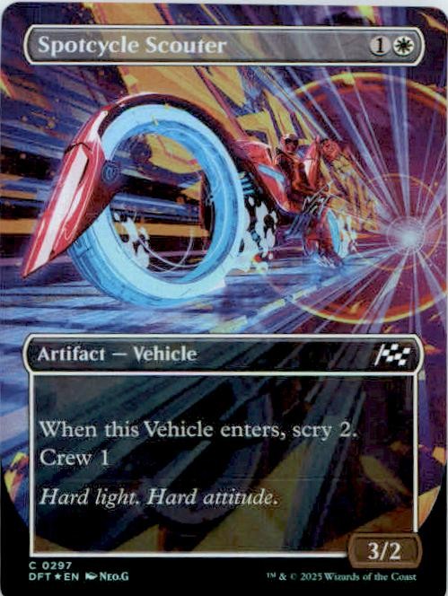 Spotcycle Scouter (Borderless) Aetherdrift Foil NM