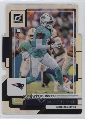 2022 Panini Donruss Press Proof Silver Die-Cut /75 Devante Parker #122 08xm