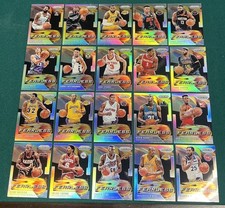KOBE LEBRON SHAQ 2019-20 Panini Prizm Fearless Silver Prizm Complete Set (1-20)