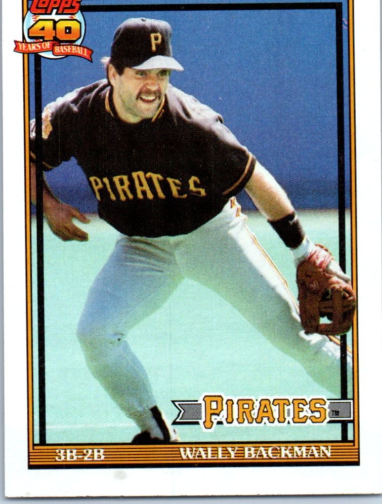 1991 Topps - Wally Backman #722 Operation Desert Shield
