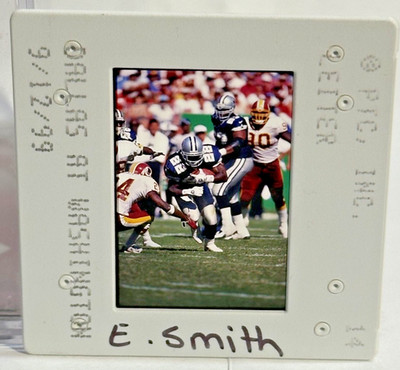 Emmitt Smith Champ Bailey Rookie 9/12/1999 Pacific Slide Cowboys vs Redskins 1/1