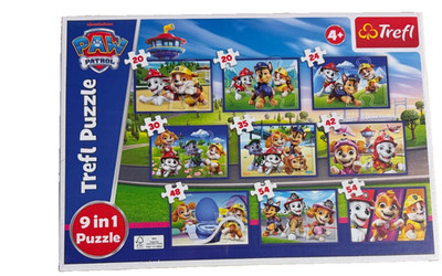 PAW Patrol Trefl Puzzle 9 in 1