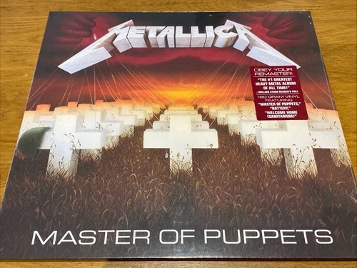 Metallica - Master Of Puppets REMASTERED 2017 vinyl LP NEW/SEALED