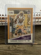 2017 Panini Classics Leonard Fournette Rc Auto /15!! Rare LSU Tigers!!