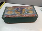 Vintage Griswold Cast Iron Flower Circle Patty Mold with Instruction Manual