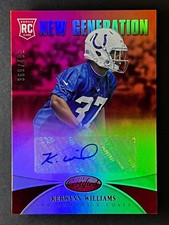2013 Panini Certified #284 Kerwynn Williams /499 Mirror Red Signatures Colts