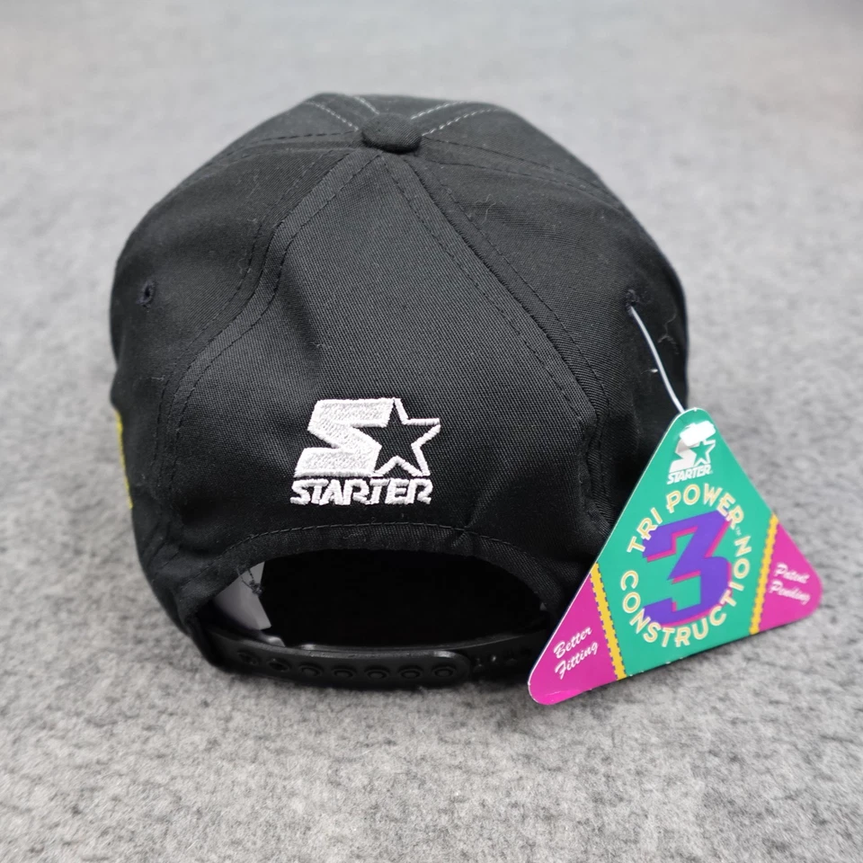 De colección Sarnia Sting Sombrero Gorra Snap Back Para Hombre Negro OHL Hockey Starter Años 90 Foto 4 de 4