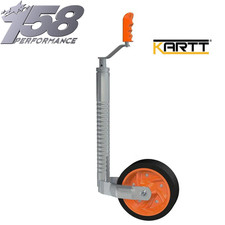 Kartt 48 mm, Anti-Slip Ribbed Jockey Wheel Ultimate Caravan Jockey Wheel