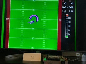 10 Yard Fight Football Nintendo NES 5 Screw Cartridge TESTED