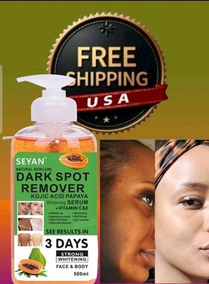 Kojic Acid Skin Brighthening Face Body Serum Darkspots Remover, 500ml [USA Stock