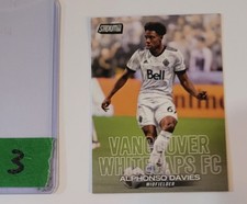 2018 Stadium Club MLS Alphonso Davies #21 Rookie Card. rookie card picture