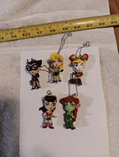 Lot Of 5 Lil Bomb Shell Girls Key Chains