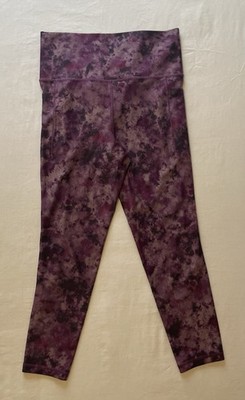 Athleta Salutation Stash Pocket II 7/8 Tight Leggings Purple M Medium EUC