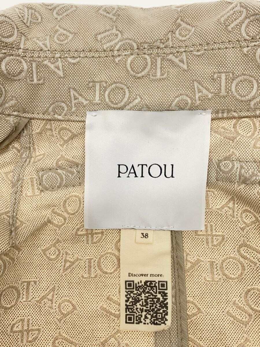 ALTRA PATOU Altro Giacca 38 Cotone Beige Motivo Totale JA02901335100