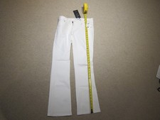 NWT 168 DL 1961 4-Way Stretch Cindy Petite Slim Bootcut Jeans in white 29