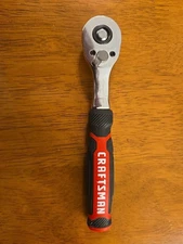 CRAFTSMAN CMMT86821 72-Tooth ¼ inch Low Profile Ratchet Comfort Grip Handle NEW