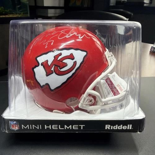 KANSAS CITY CHIEFS - CHRISTIAN OKOYE SIGNED Mini Helmet - JSA Certified & Case!