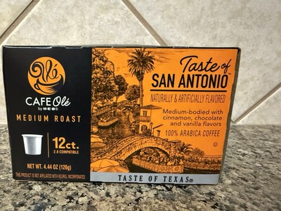 Cafe Ole By HEB Taste Of San Antonio Medium Roast 12 Ct. Cups. H-E-B