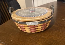 Limited Edition Longaberger U.s. Presidential Inaugural Basket 2005