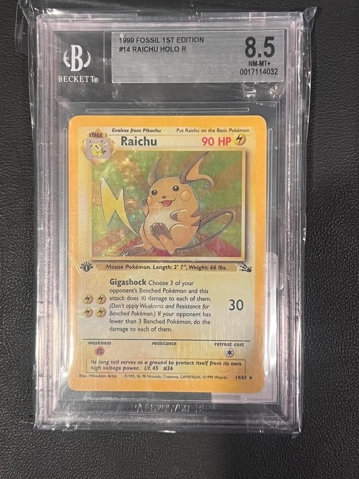 1999年 Pokemon Game Raichu-Holo 1st Ed. s-l1200.jpg