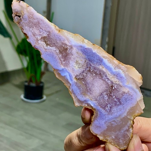 118G Natural pink cherry blossom agate ball quartz flakes for treatment - Picture 4 of 12
