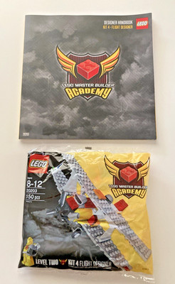 LEGO 20203 Master Builder Academy KIT 4 Flight Designer Poly Bag & Instructions